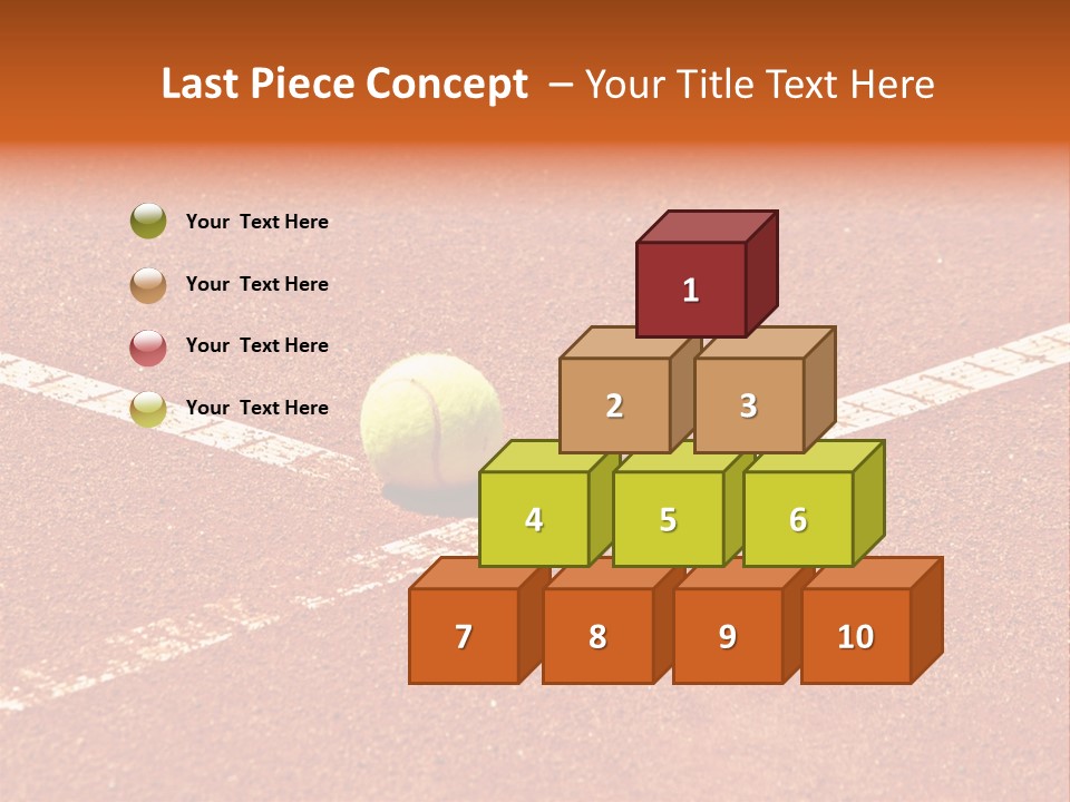 Querformat Line Ballsport PowerPoint Template