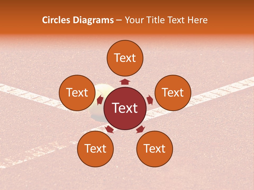 Querformat Line Ballsport PowerPoint Template