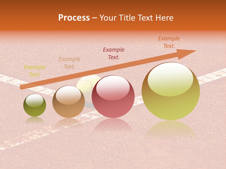 Querformat Line Ballsport PowerPoint Template