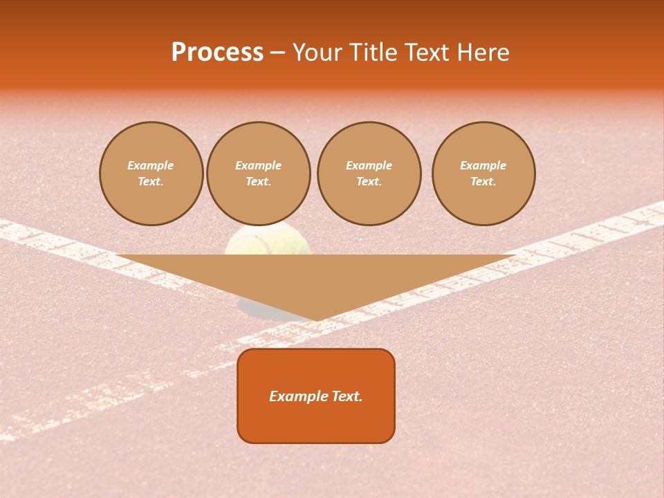 Querformat Line Ballsport PowerPoint Template