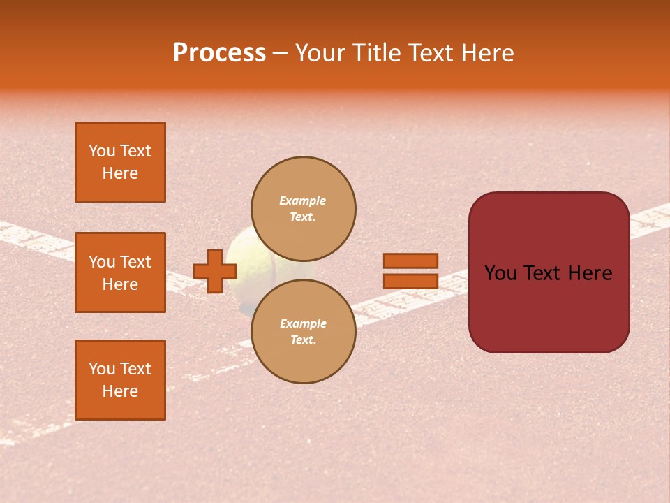 Querformat Line Ballsport PowerPoint Template