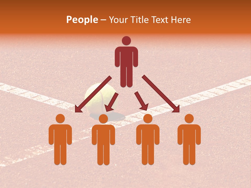 Querformat Line Ballsport PowerPoint Template