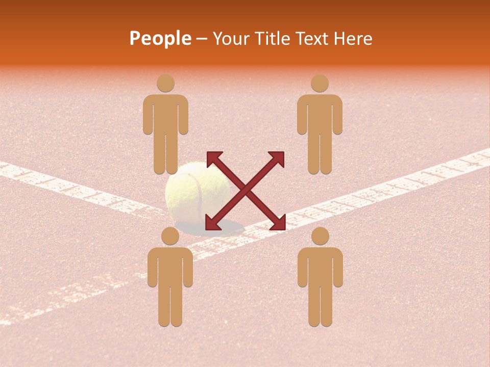 Querformat Line Ballsport PowerPoint Template