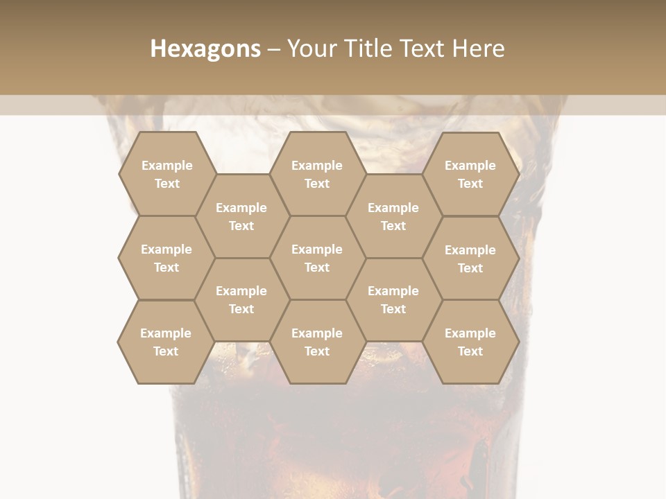 Liquid Coca Cola Still Life PowerPoint Template