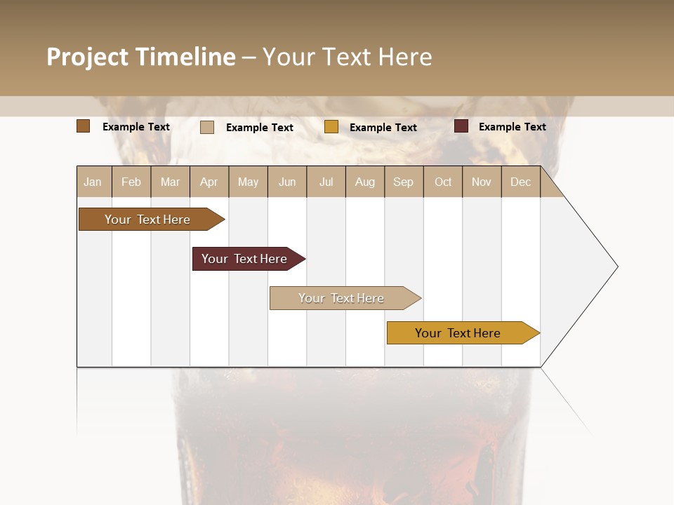 Liquid Coca Cola Still Life PowerPoint Template