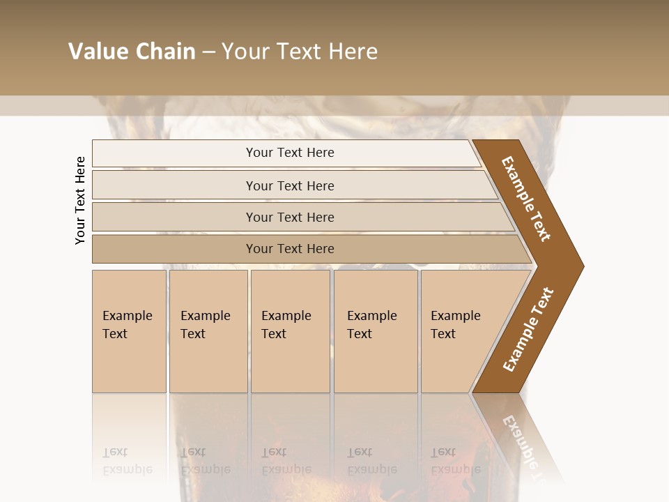 Liquid Coca Cola Still Life PowerPoint Template