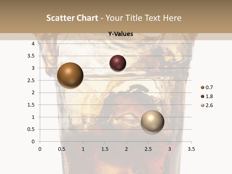 Liquid Coca Cola Still Life PowerPoint Template