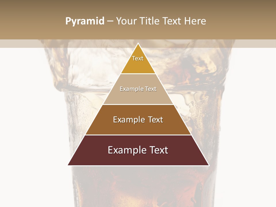 Liquid Coca Cola Still Life PowerPoint Template