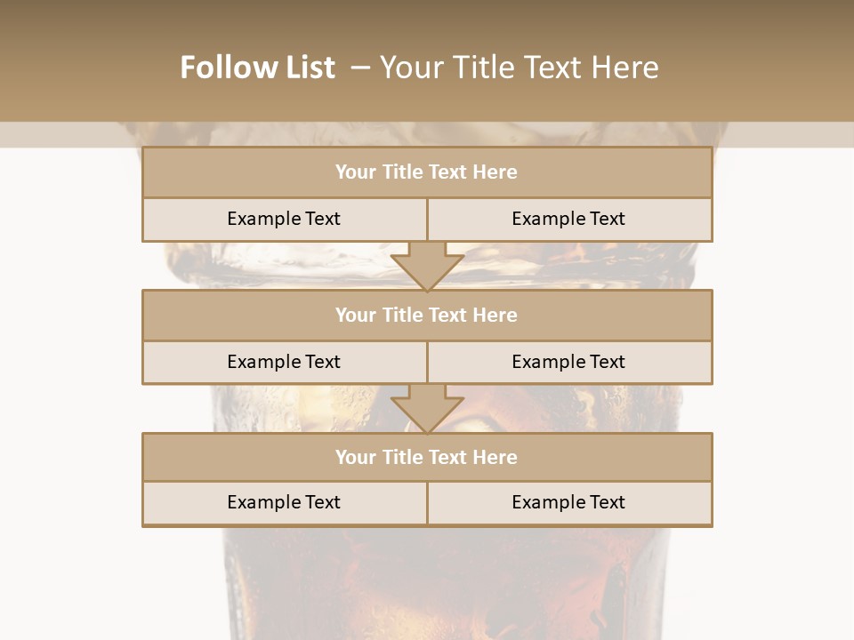 Liquid Coca Cola Still Life PowerPoint Template