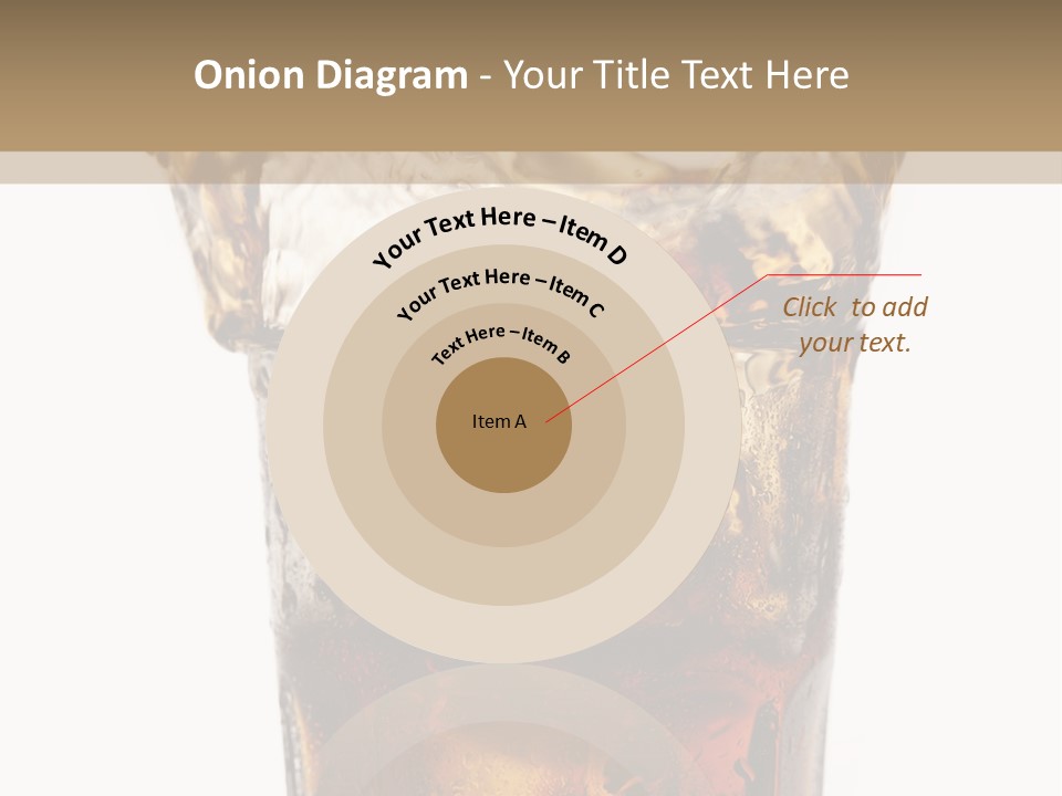 Liquid Coca Cola Still Life PowerPoint Template