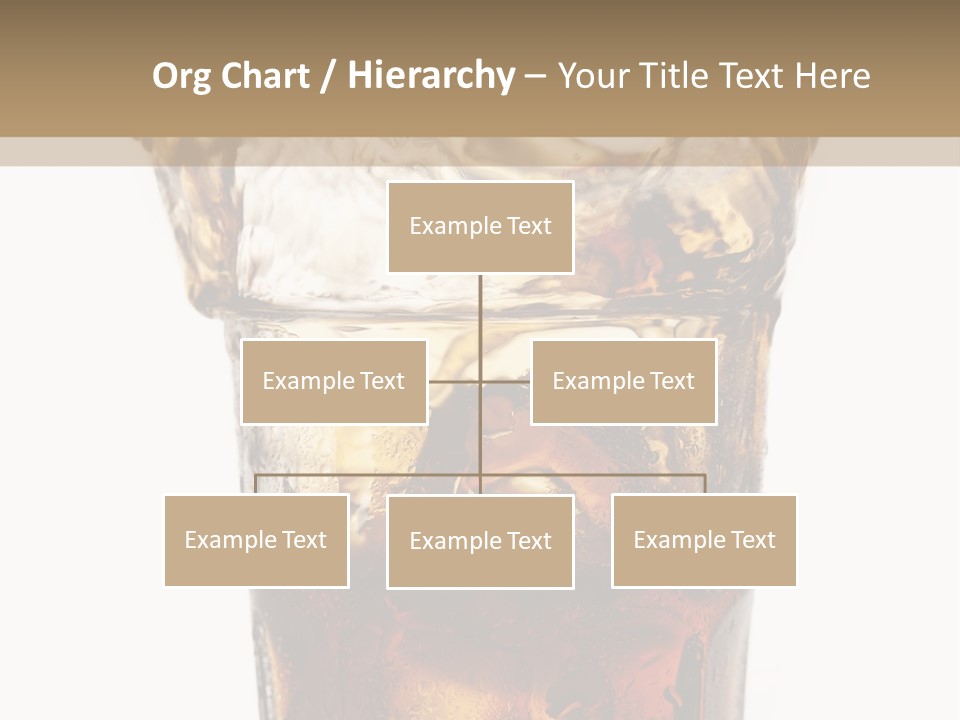 Liquid Coca Cola Still Life PowerPoint Template