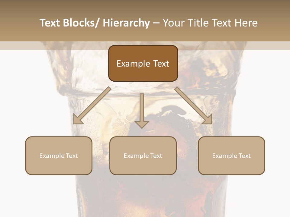 Liquid Coca Cola Still Life PowerPoint Template