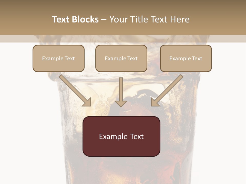 Liquid Coca Cola Still Life PowerPoint Template