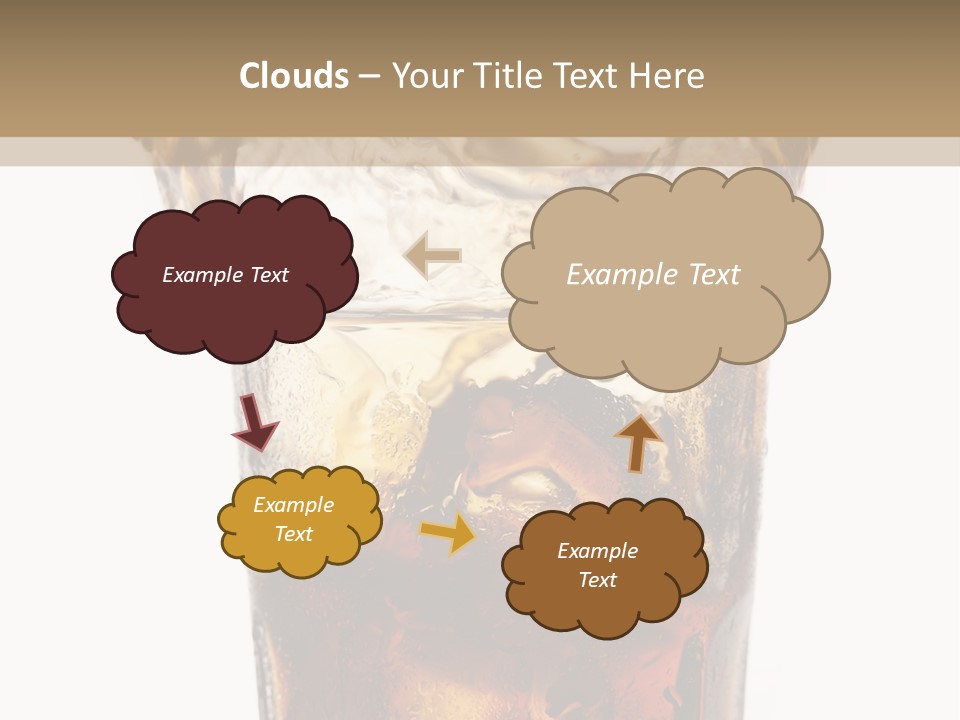 Liquid Coca Cola Still Life PowerPoint Template