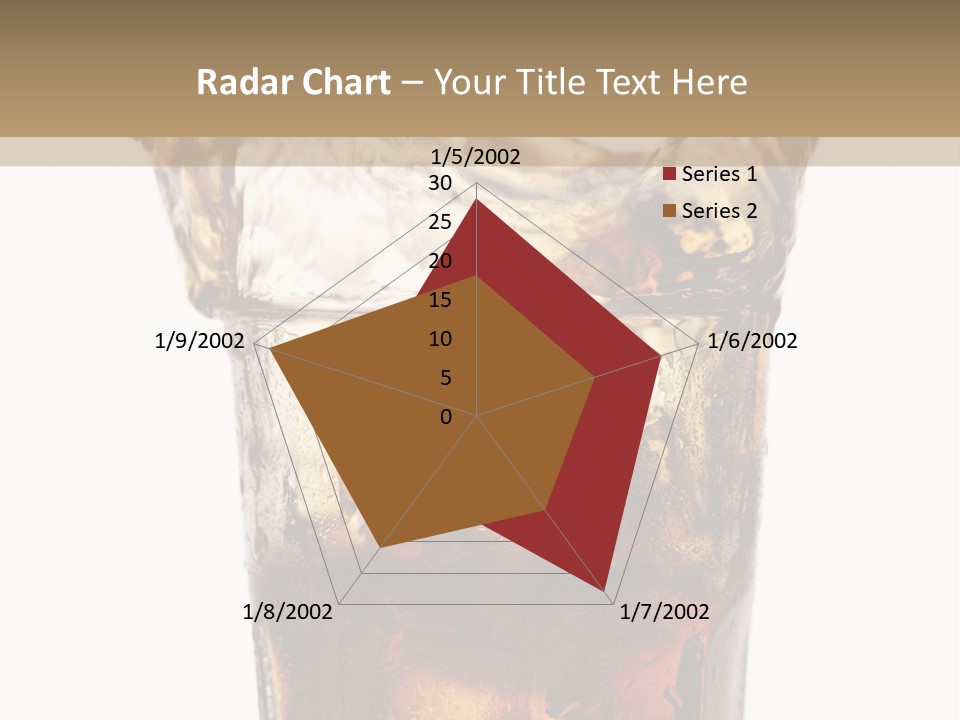 Liquid Coca Cola Still Life PowerPoint Template