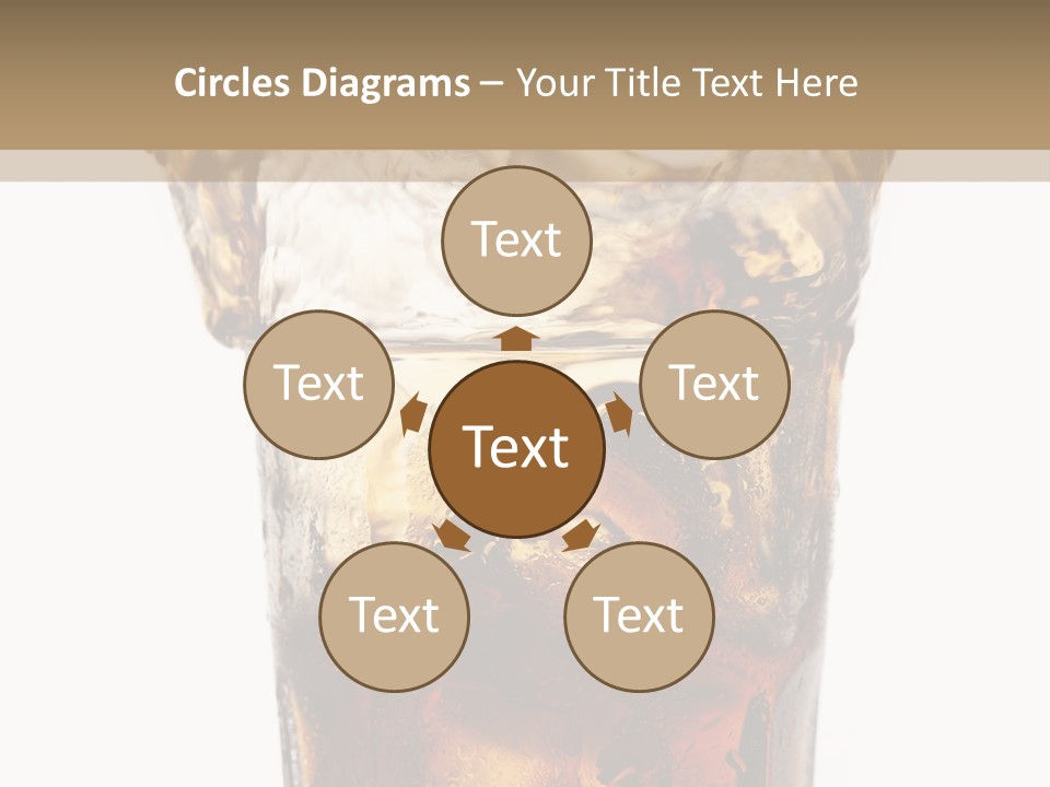 Liquid Coca Cola Still Life PowerPoint Template