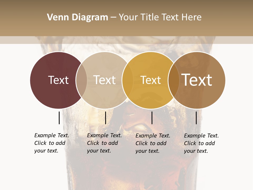 Liquid Coca Cola Still Life PowerPoint Template