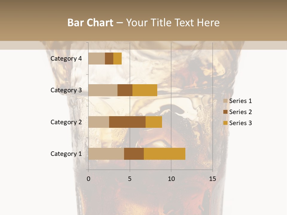 Liquid Coca Cola Still Life PowerPoint Template