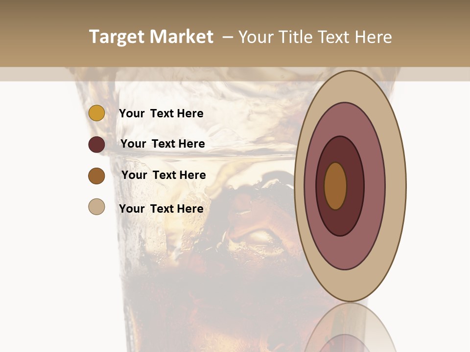 Liquid Coca Cola Still Life PowerPoint Template