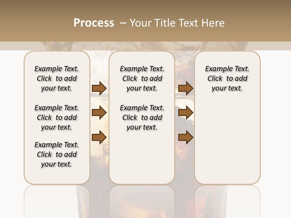 Liquid Coca Cola Still Life PowerPoint Template