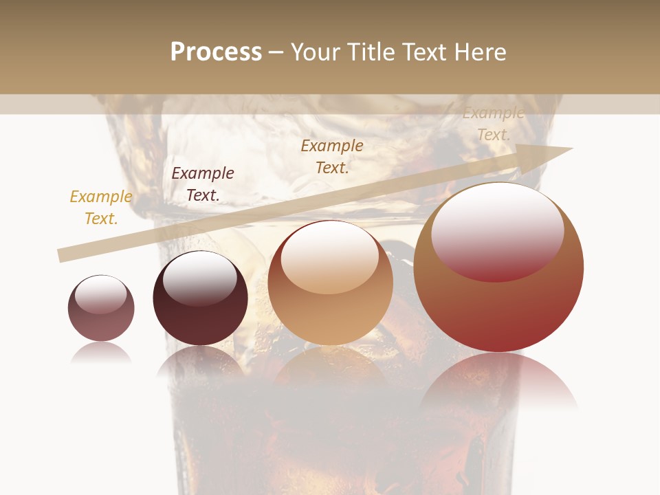 Liquid Coca Cola Still Life PowerPoint Template