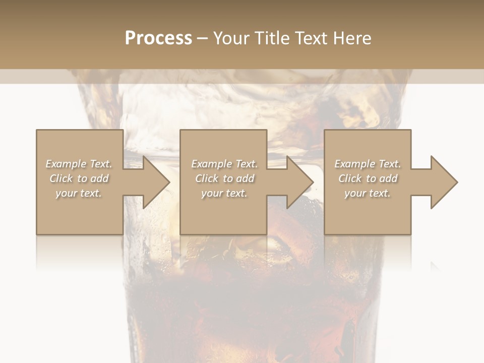 Liquid Coca Cola Still Life PowerPoint Template