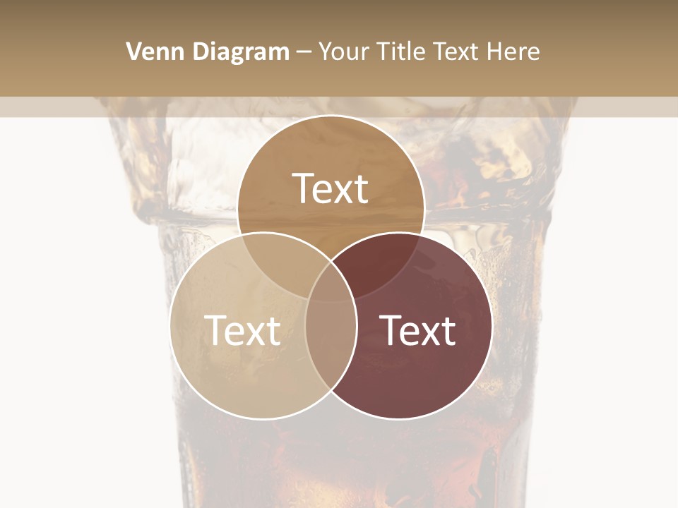 Liquid Coca Cola Still Life PowerPoint Template