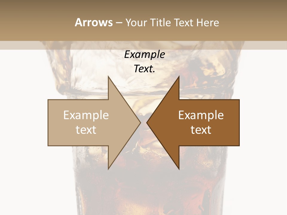 Liquid Coca Cola Still Life PowerPoint Template