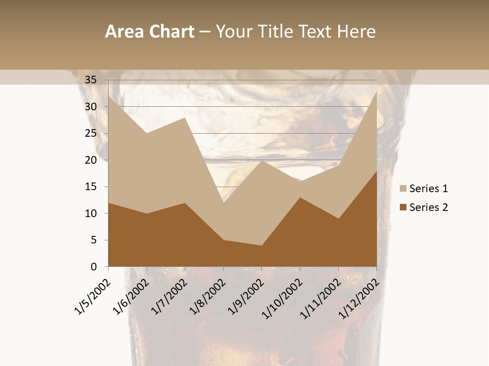 Liquid Coca Cola Still Life PowerPoint Template