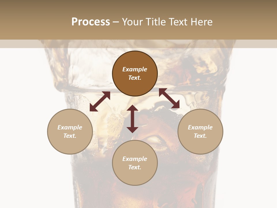 Liquid Coca Cola Still Life PowerPoint Template