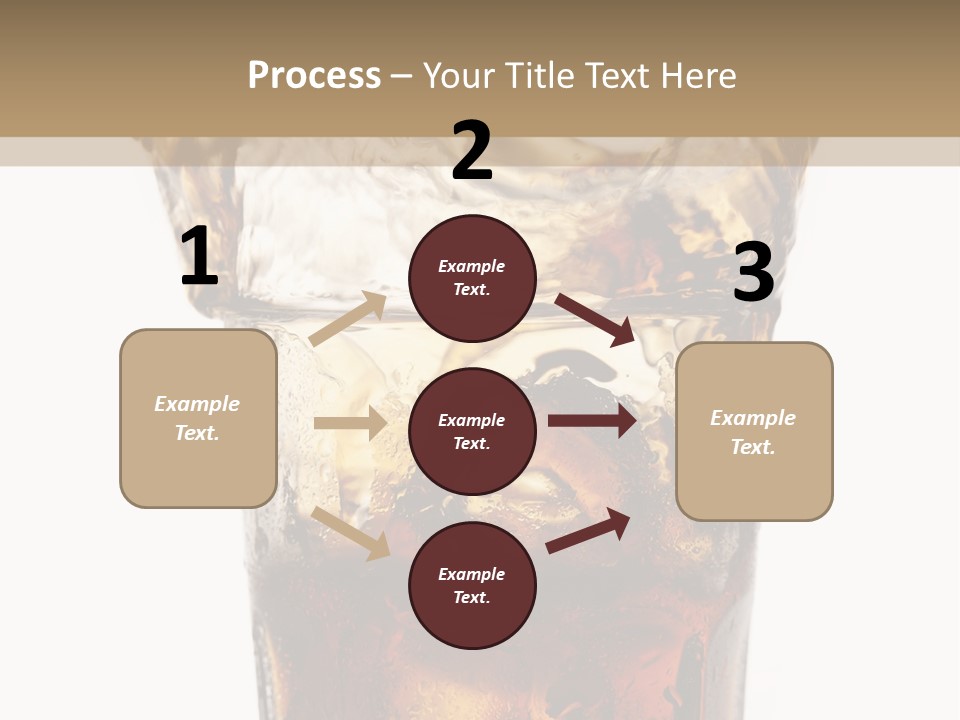 Liquid Coca Cola Still Life PowerPoint Template