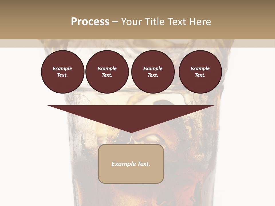 Liquid Coca Cola Still Life PowerPoint Template