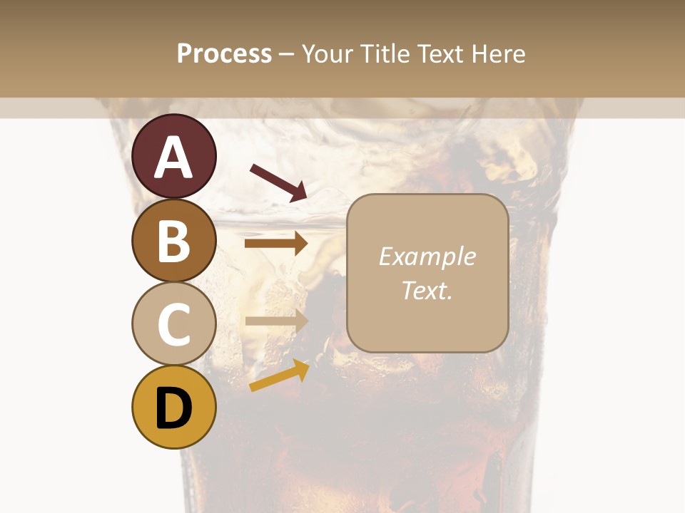 Liquid Coca Cola Still Life PowerPoint Template