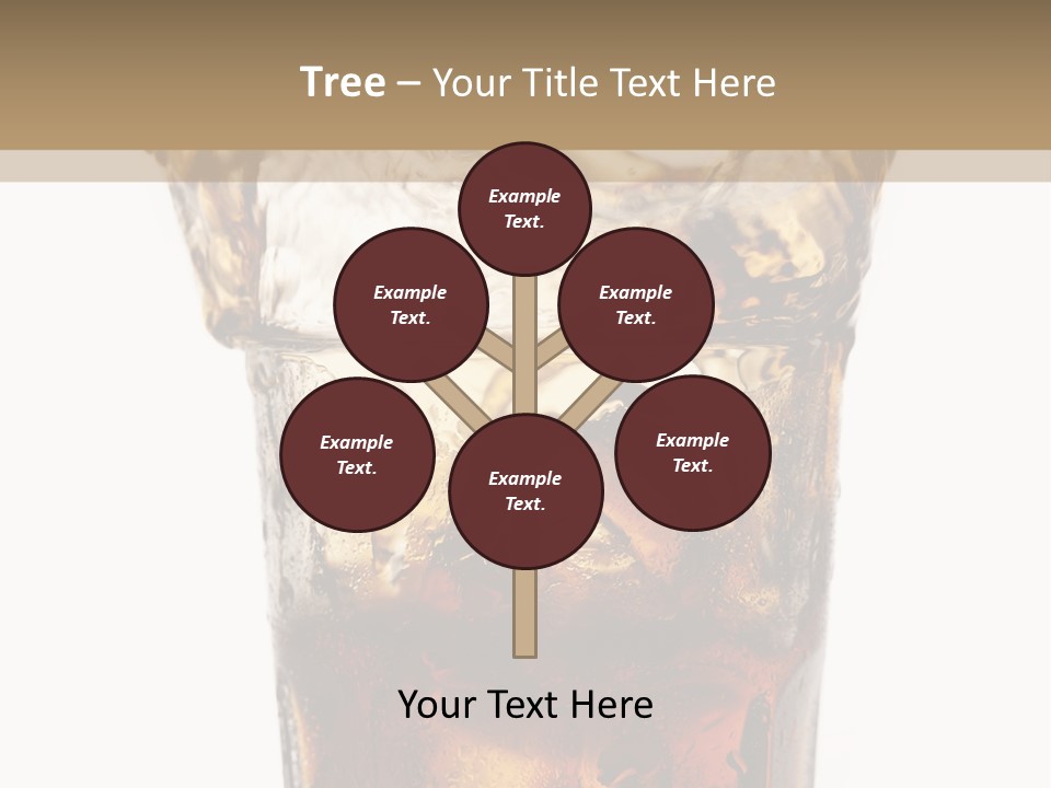 Liquid Coca Cola Still Life PowerPoint Template