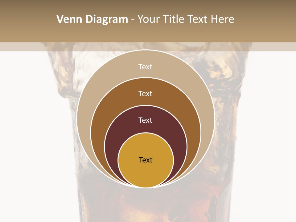 Liquid Coca Cola Still Life PowerPoint Template