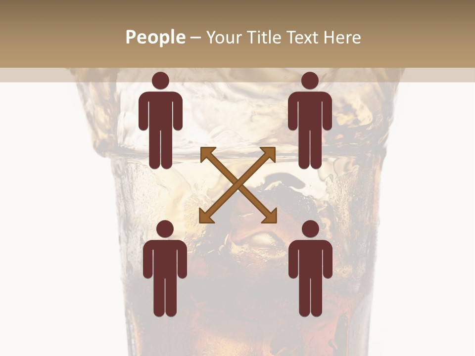 Liquid Coca Cola Still Life PowerPoint Template