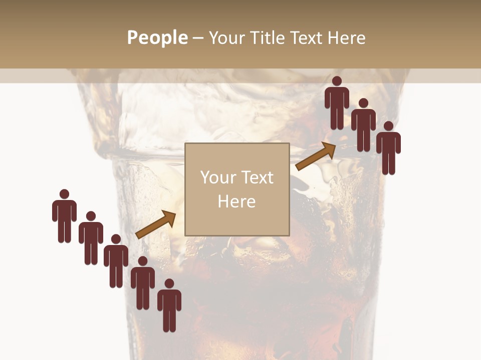 Liquid Coca Cola Still Life PowerPoint Template