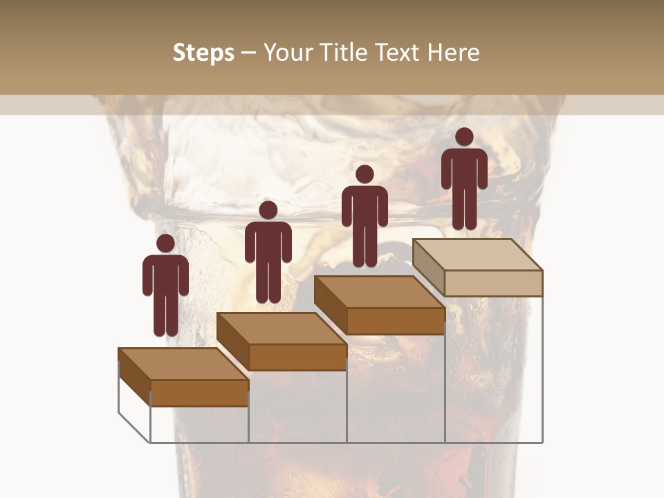 Liquid Coca Cola Still Life PowerPoint Template