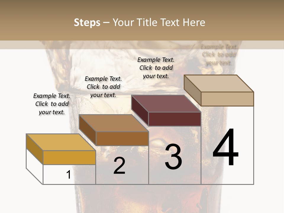 Liquid Coca Cola Still Life PowerPoint Template