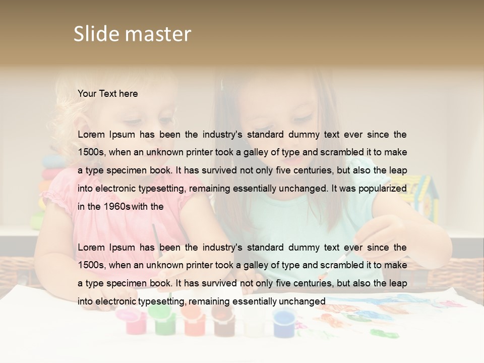 Gorgeous Joy Laughter PowerPoint Template