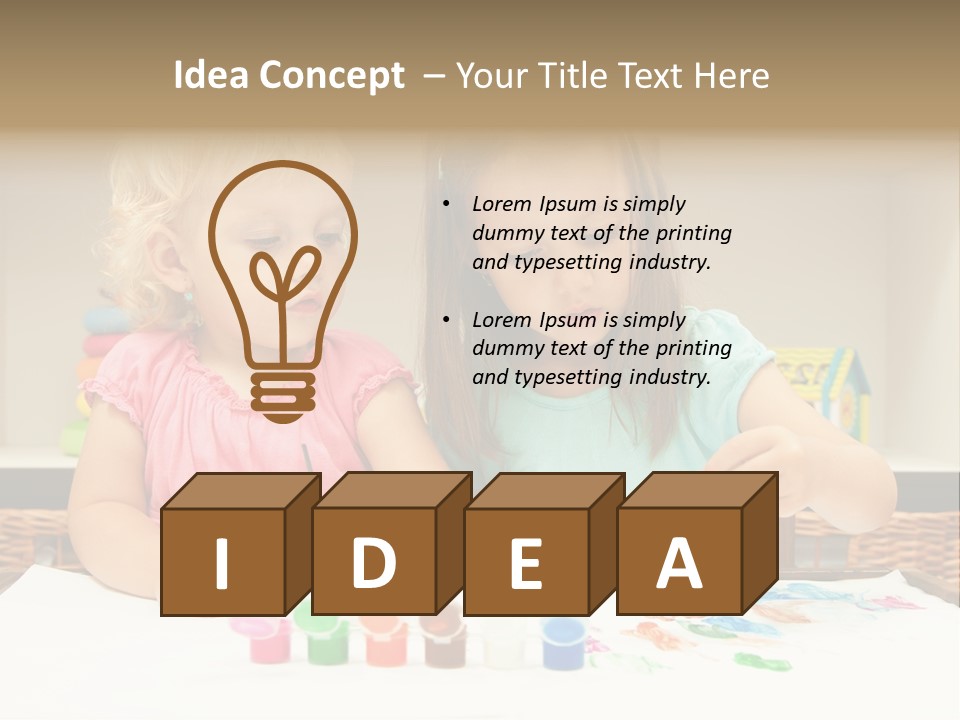 Gorgeous Joy Laughter PowerPoint Template