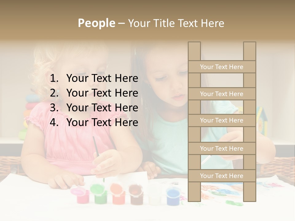 Gorgeous Joy Laughter PowerPoint Template