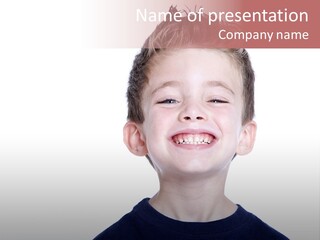 Gorgeous Joy Laughter PowerPoint Template