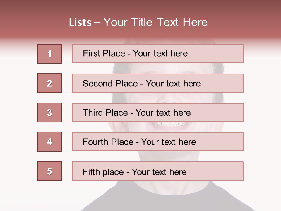 Gorgeous Joy Laughter PowerPoint Template