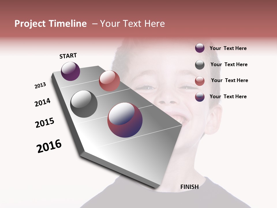 Gorgeous Joy Laughter PowerPoint Template