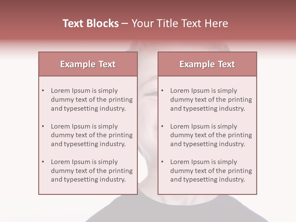 Gorgeous Joy Laughter PowerPoint Template