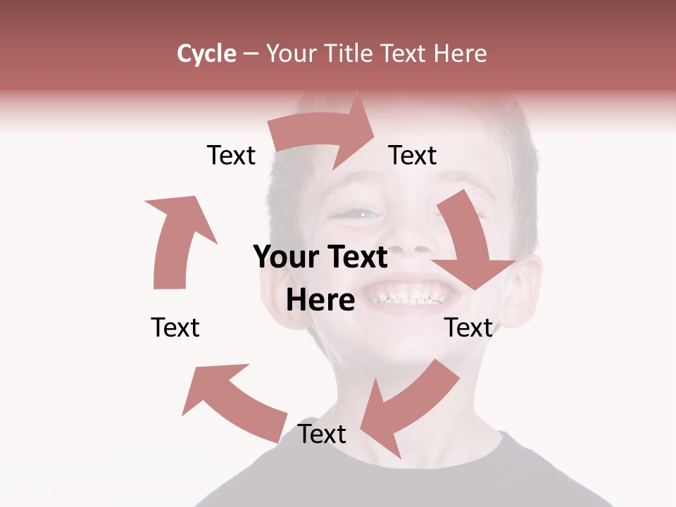 Gorgeous Joy Laughter PowerPoint Template