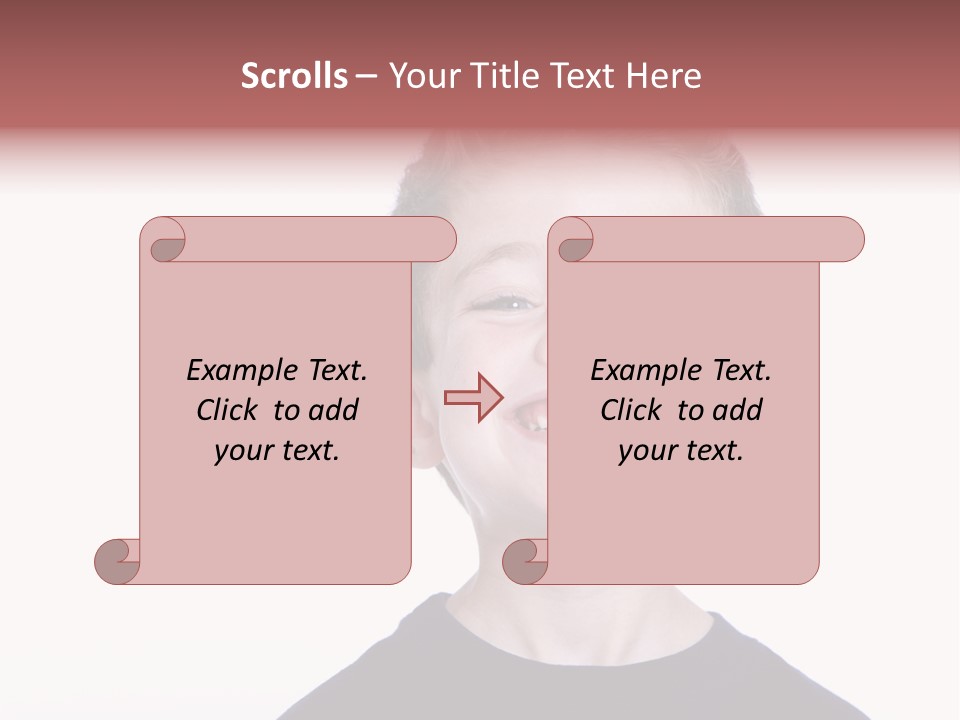 Gorgeous Joy Laughter PowerPoint Template