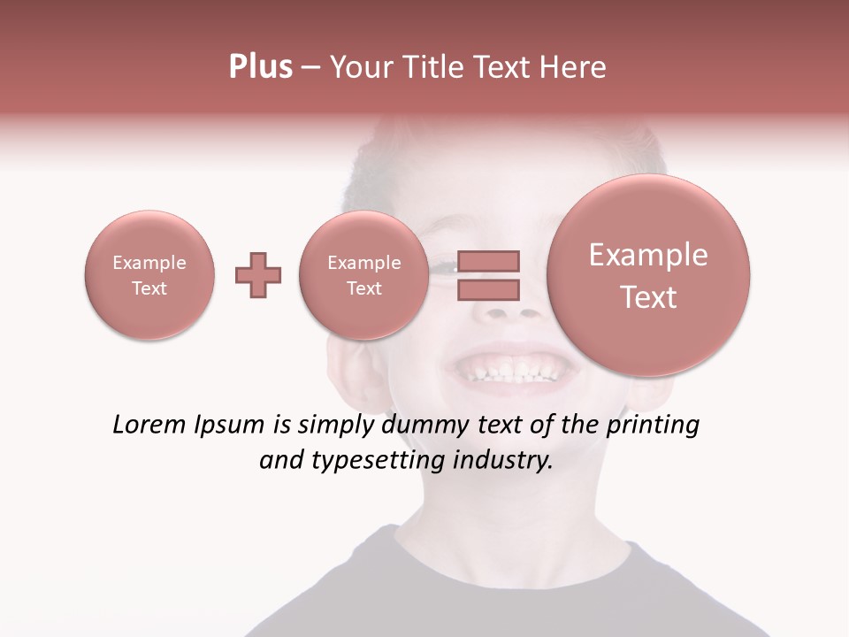 Gorgeous Joy Laughter PowerPoint Template