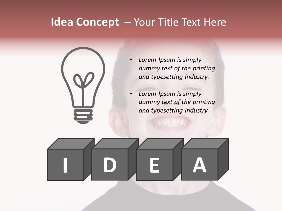 Gorgeous Joy Laughter PowerPoint Template